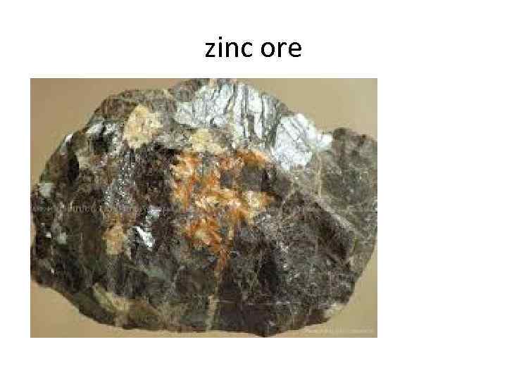 zinc ore 