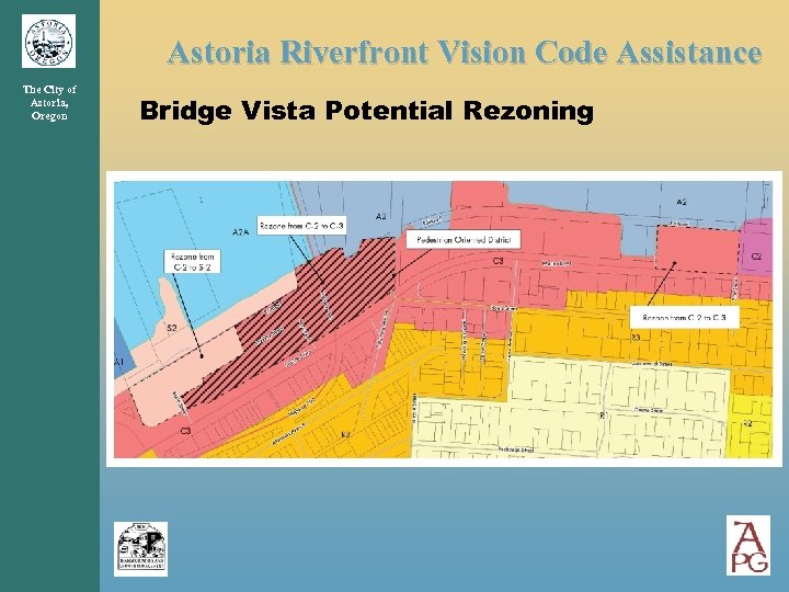 Astoria Riverfront Vision Code Assistance The City of Astoria, Oregon Bridge Vista Potential Rezoning