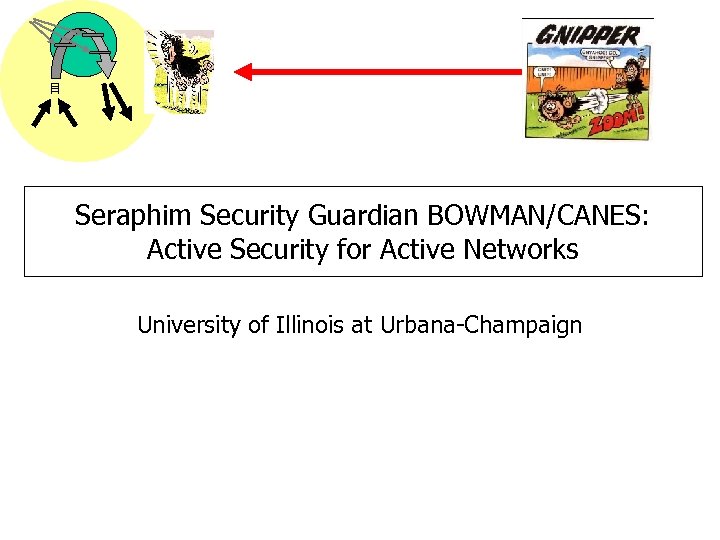 Seraphim Security Guardian BOWMAN/CANES: Active Security for Active Networks University of Illinois at Urbana-Champaign