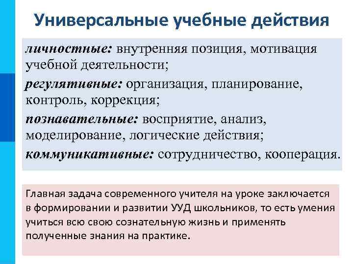 Моделирование универсальных учебных действий. Мотивы учебных действий. Мотивация УУД. УУД учебной мотивации. Познавательные УУД на уроках информатики.