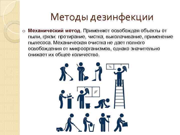 Механический метод. Выколачивание метод дезинфекции. Механический метод дезинфекции картинки. Механический способ дезинфекции тест.