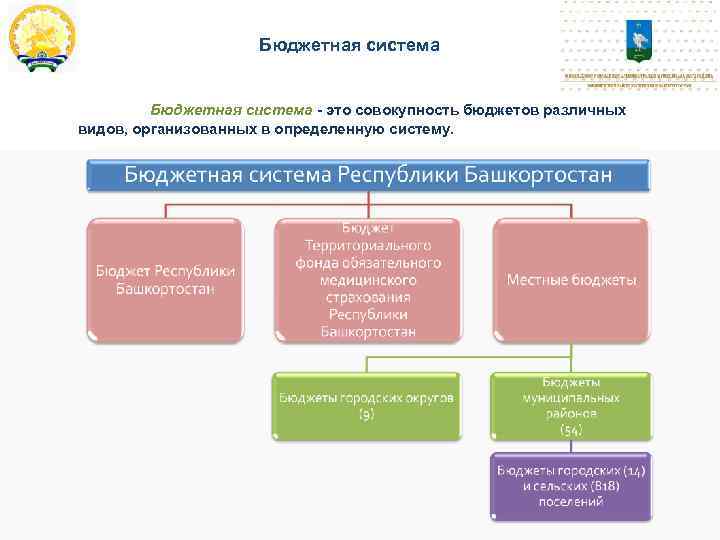 Бюджетная система - это совокупность бюджетов различных видов, организованных в определенную систему. 