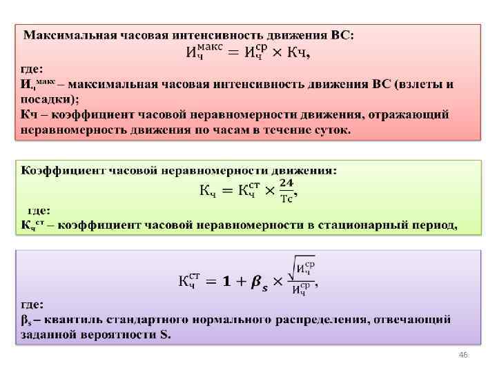 Состав интенсивности движения