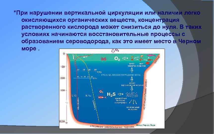 Сероводород кислород недостаток