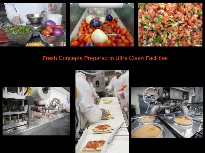 Fresh Concepts Prepared In Ultra Clean Facilities 