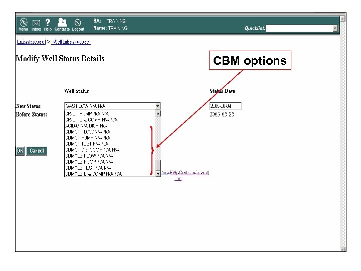 CBM options 