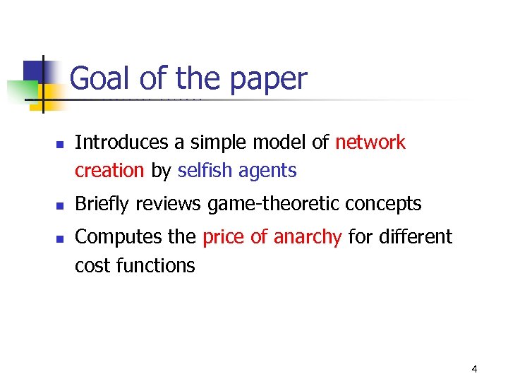 Goal of the paper U C B E R K n n n E