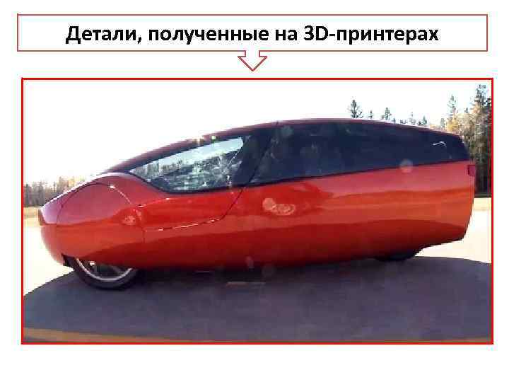 Детали, полученные на 3 D-принтерах 