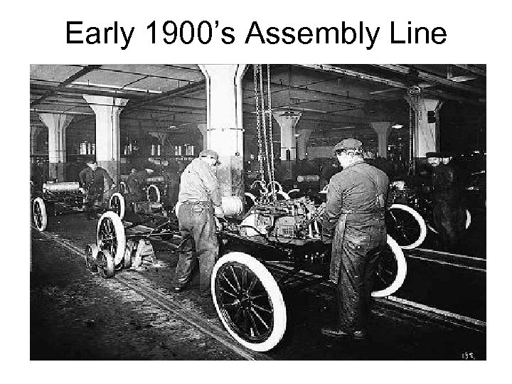 Early 1900’s Assembly Line © 2007 Thomson South-Western 
