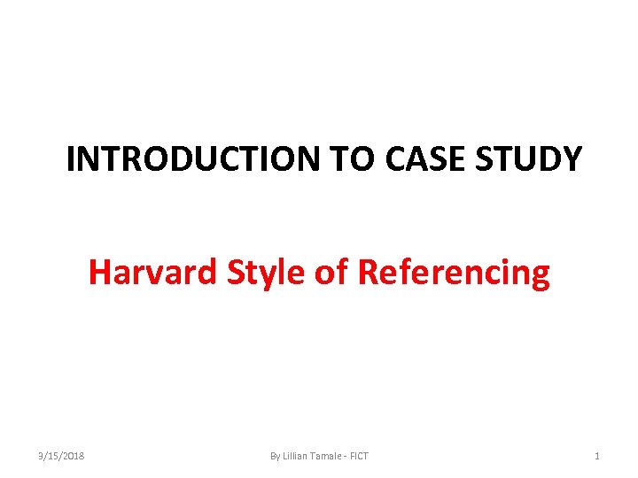 case study harvard pdf