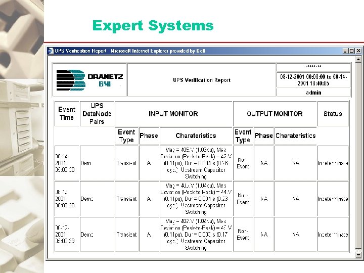 Expert Systems 