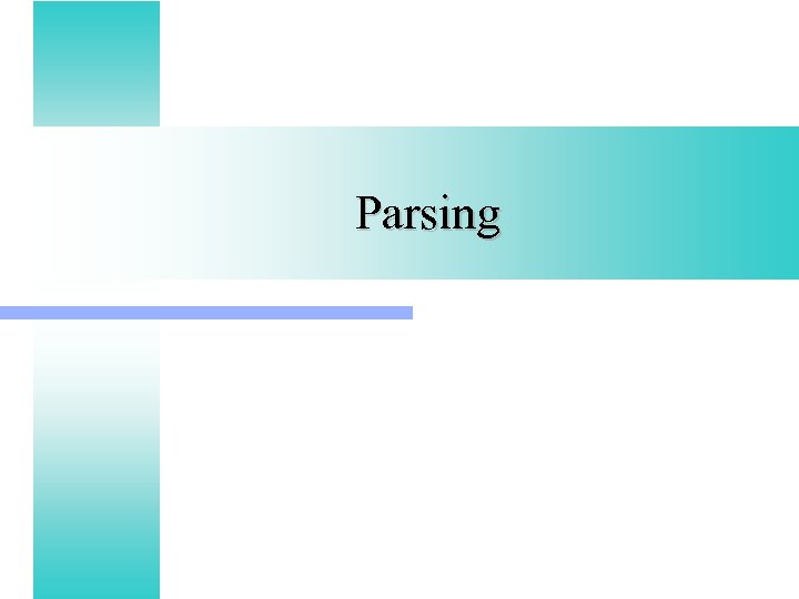 Parsing 