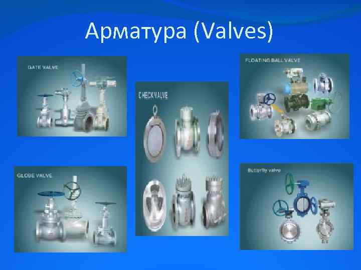 Арматура (Valves) 