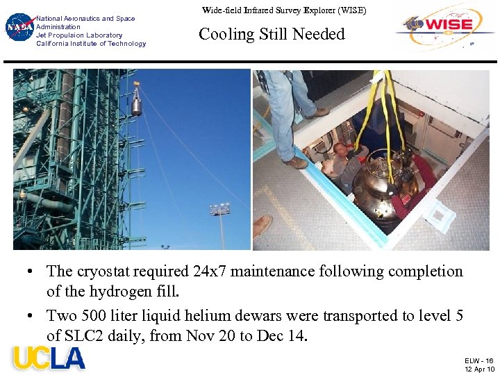 National Aeronautics and Space Administration Jet Propulsion Laboratory California Institute of Technology Wide-field Infrared