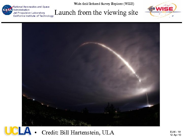 National Aeronautics and Space Administration Jet Propulsion Laboratory California Institute of Technology Wide-field Infrared