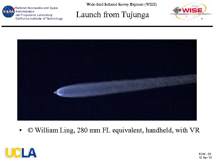 National Aeronautics and Space Administration Jet Propulsion Laboratory California Institute of Technology Wide-field Infrared