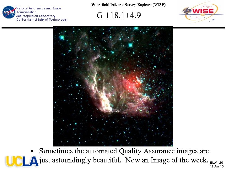National Aeronautics and Space Administration Jet Propulsion Laboratory California Institute of Technology Wide-field Infrared