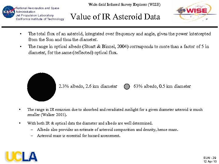 National Aeronautics and Space Administration Jet Propulsion Laboratory California Institute of Technology • •