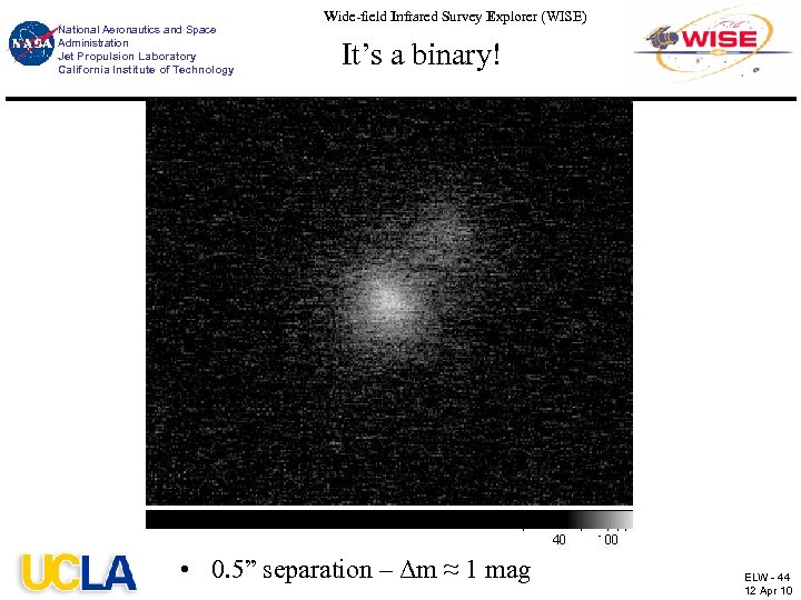 National Aeronautics and Space Administration Jet Propulsion Laboratory California Institute of Technology Wide-field Infrared