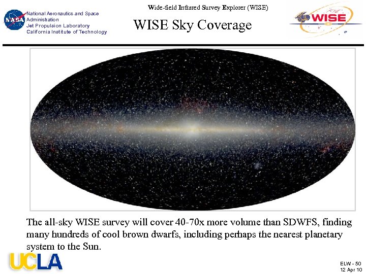 National Aeronautics and Space Administration Jet Propulsion Laboratory California Institute of Technology Wide-field Infrared