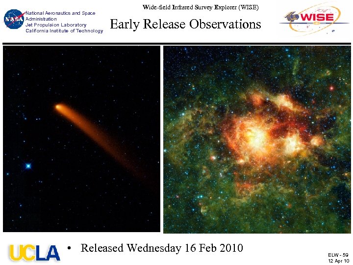 National Aeronautics and Space Administration Jet Propulsion Laboratory California Institute of Technology Wide-field Infrared