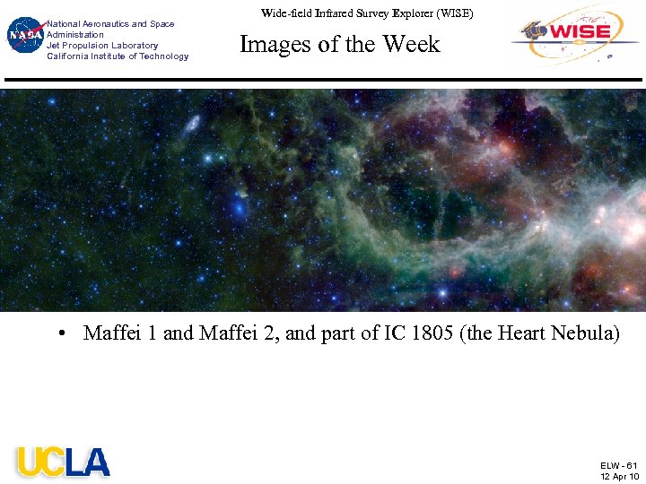 National Aeronautics and Space Administration Jet Propulsion Laboratory California Institute of Technology Wide-field Infrared