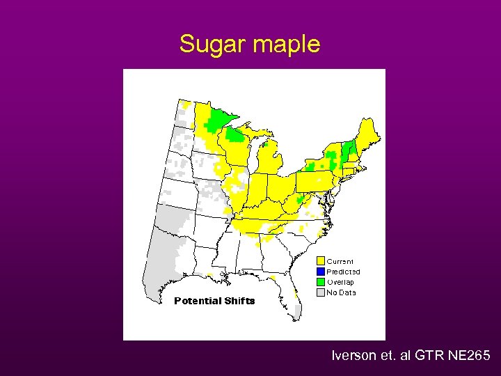 Sugar maple Iverson et. al GTR NE 265 
