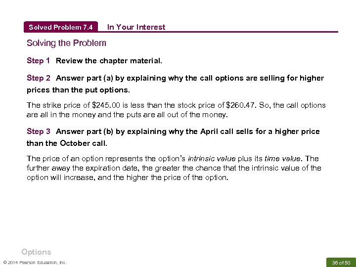 Solved Problem 7. 4 In Your Interest Solving the Problem Step 1 Review the