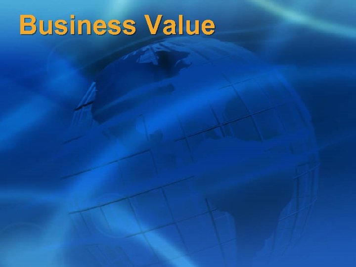 Business Value 