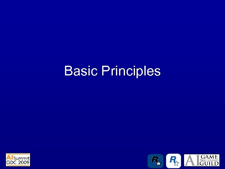Basic Principles 