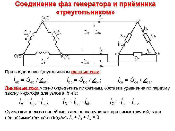 Линейные трехфазные цепи