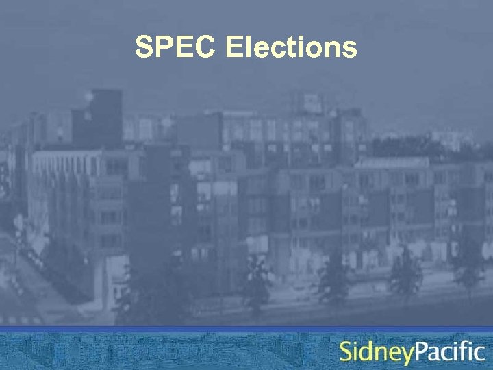 SPEC Elections 