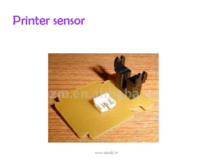 Printer sensor www. ustudy. in 