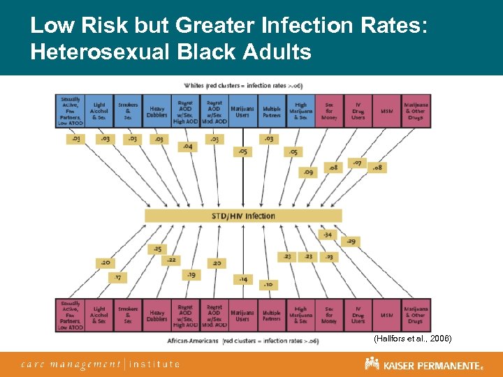 Low Risk but Greater Infection Rates: Heterosexual Black Adults (Hallfors et al. , 2006)