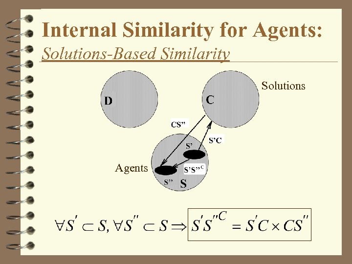 Internal Similarity for Agents: Solutions-Based Similarity Solutions Agents 