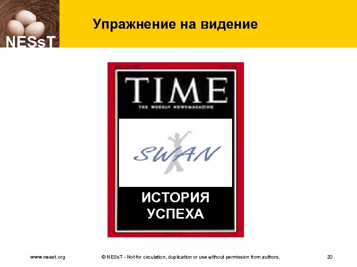 Упражнение на видение NESs. T ИСТОРИЯ УСПЕХА www. nesst. org © NESs. T -