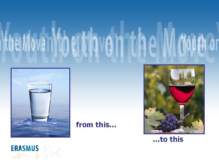 from this… …to this 