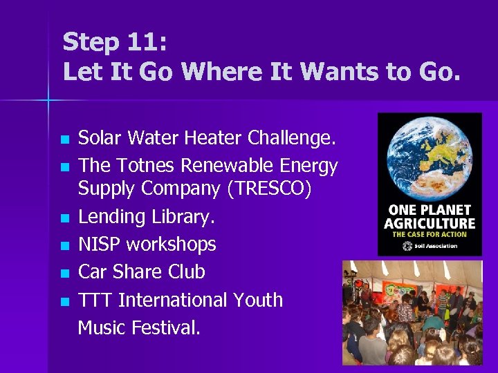 Step 11: Let It Go Where It Wants to Go. n n n Solar