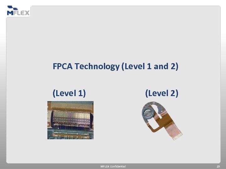 FPCA Technology (Level 1 and 2) (Level 1) (Level 2) MFLEX Confidential 25 