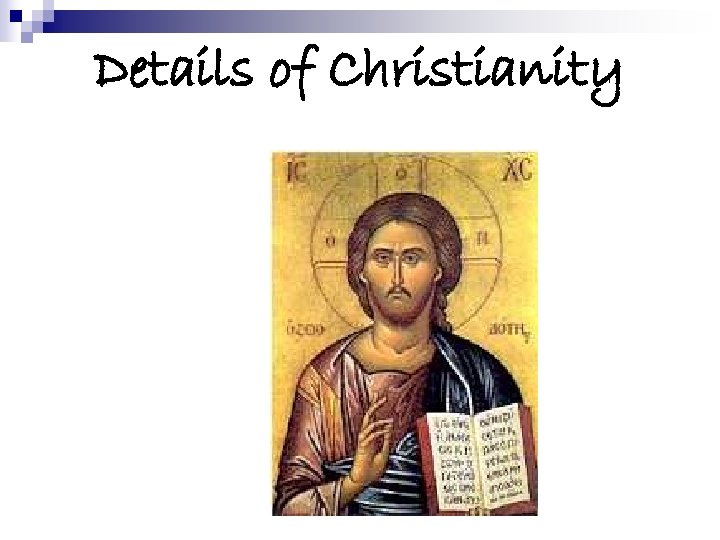 Details of Christianity 
