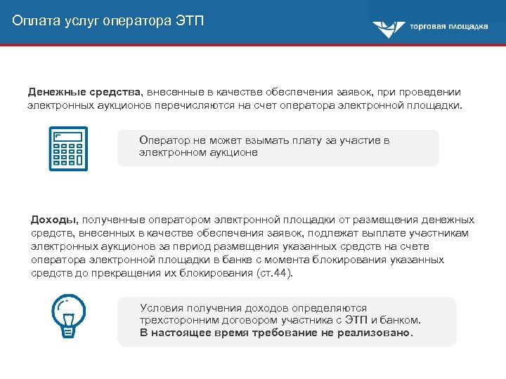 Оплата услуг оператора ЭТП Денежные средства, внесенные в качестве обеспечения заявок, при проведении электронных