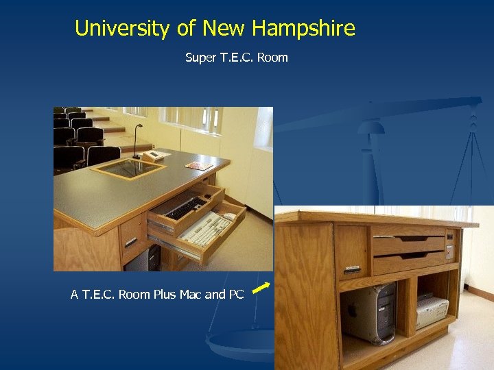 University of New Hampshire Super T. E. C. Room A T. E. C. Room