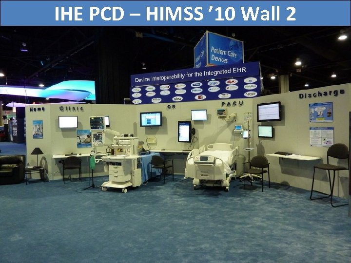 IHE PCD – HIMSS ’ 10 Wall 2 73 