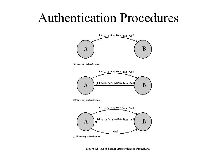 Authentication Procedures 