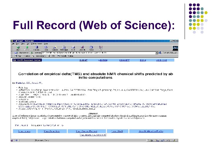 Full Record (Web of Science): 