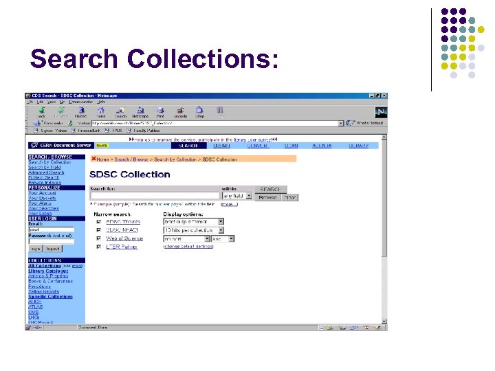 Search Collections: 