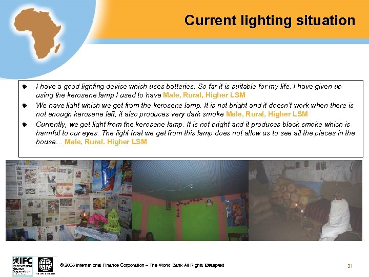 Current lighting situation I have a good lighting device which uses batteries. So far