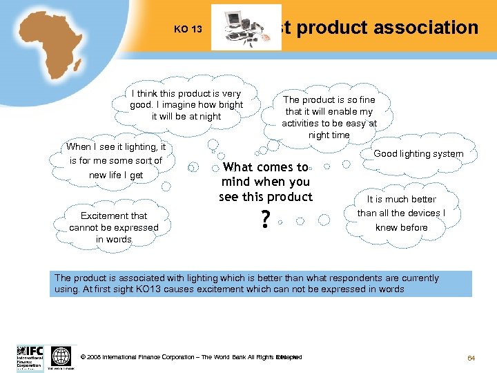 Test product association KO 13 I think this product is very good. I imagine