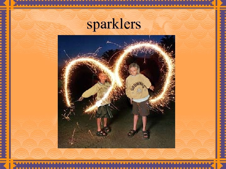 sparklers 