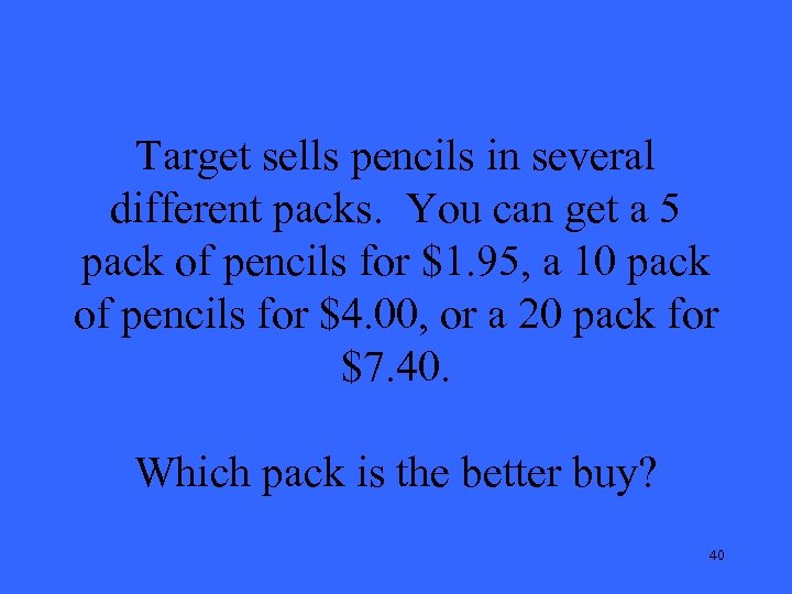Target sells pencils in several different packs. You can get a 5 pack of